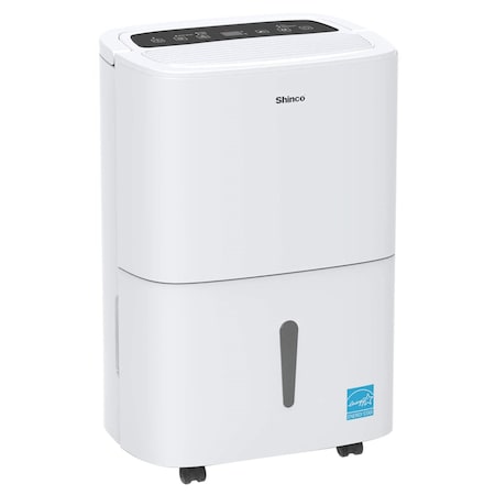 Edendirect 120 pint 6000 square feet 8.5 pint Bucket Dehumidifier in White with Auto Defrost, Inside Drying ZR-SDZ1-120P-WIFI