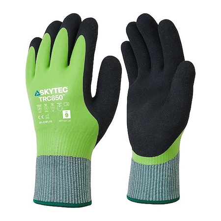 Globus Knit Gloves, Black, Unisex, PR Skytec TRC850 9(L)