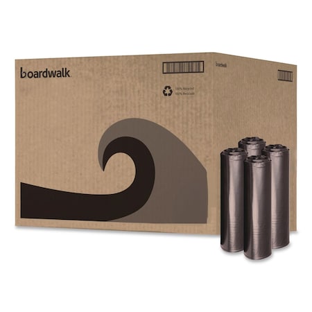Boardwalk 33 gal Trash Bags, 33 in x 39 in, Extra Heavy-Duty, 1.2 mil, Black BWK 516