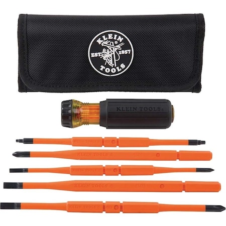 Klein Tools 8-in-1 Insulated Interchangeable Screwdriver Set 32288