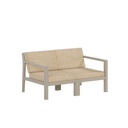 Polybird BREEZE DEEP SEAT LOVESEAT.     WEATHERWOOD POLYBIRD P108-WW-CAAS