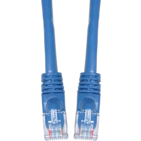 Cable Wholesale Cat6 Blue Copper Ethernet Patch Cable, Snagless/Molded Boot, POE Compliant, 1.5 foot 10X8-06101.5