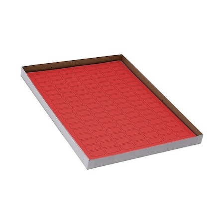 Zoro Select Cyro Label, Red, Polypropylene, PK20 GRAING-C120
