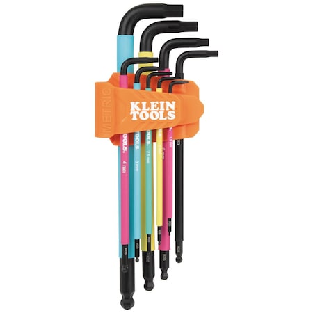 Klein Tools Metric Hex Key Set, 9 Piece BLS9M