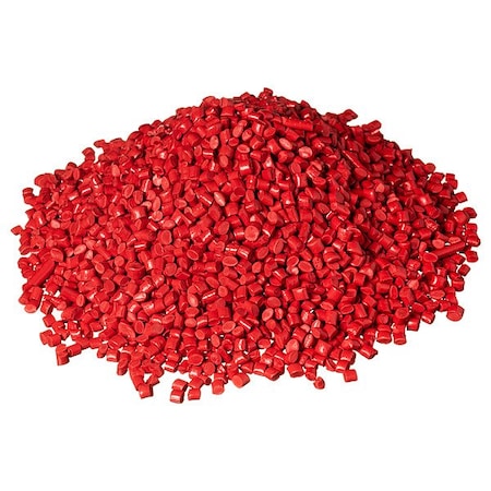 Zoro Select Plastic Colorant, Red, 5 lb Bag BULK-IJMP-25