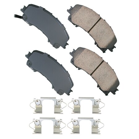 Akebono Infiniti Q50 17-14 Q60 17 Qx50 17-16 Nis Disc Brake Pad, Asp1736 ASP1736