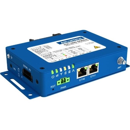 Advantech INDUSTRIAL IOT LTE CAT M1 ROUTER 2XETH RS232 RS485 SUPERCAP ICR-3211B