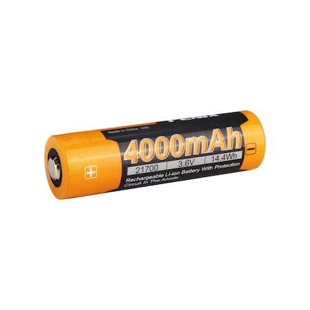 Fenix Lighting Rechargeable Battery, 4000mAh, 21700 ARB-L21-4000P