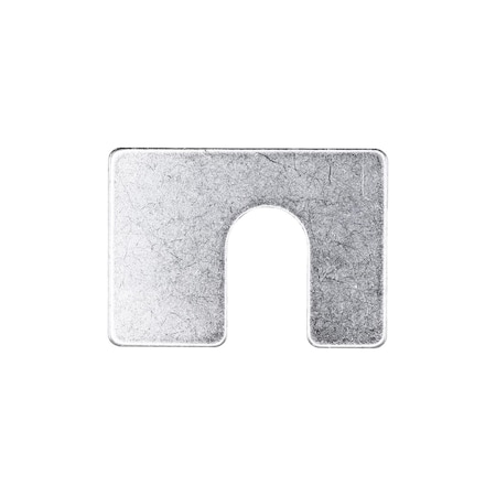 Auveco Shim 1 3/4in x 1 1/4in x 1/16in with 1/2in Slot Zinc, 50PK 2452