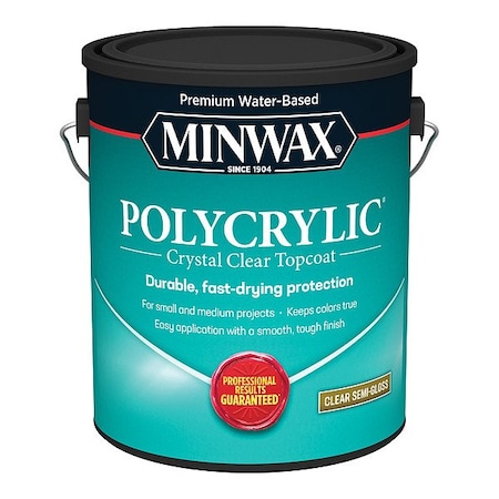 Minwax Finish, 1 gal, Semi-Gloss, Clear 14444000