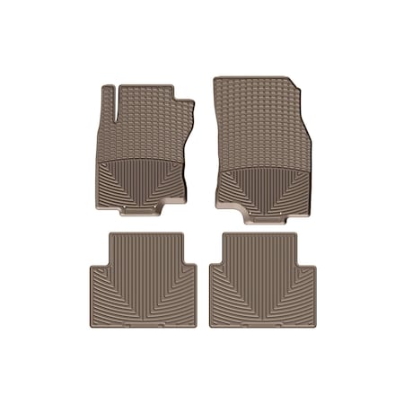 Weathertech Tan, Front and Rear All Weather Floor Mats W412TN-W217TN