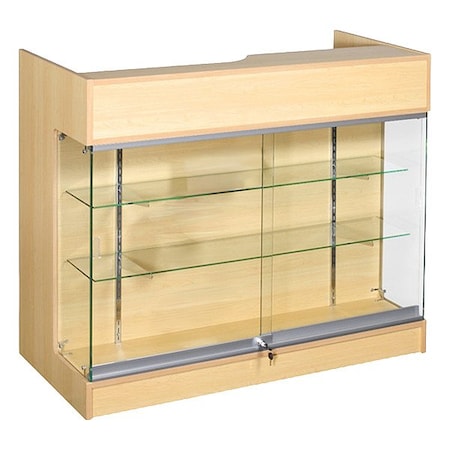 Specialty Store Services Retail Counter, Cherry, 42 in H, 48 in W 3367M