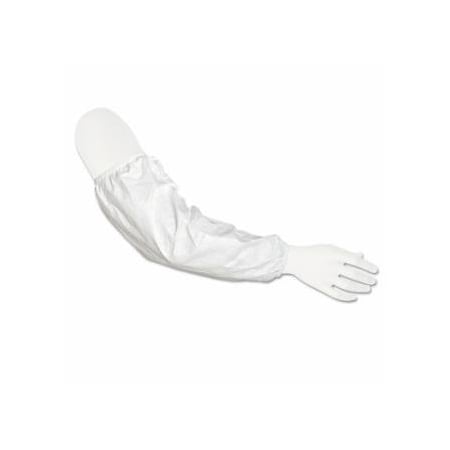 Dupont Tyvek IsoClean Sleeves, Sterile, 18 in Long, Elastic Closure, White, 100PK 251-IC501BWH0001000S