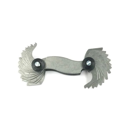 Pro-Series USA Made 0.25-2.50mm 28 Piece Screw Pitch Gage 4901-0096