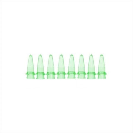 Bio Plas 5010 - 5 .2 ml Thin Wall Micro Tube - 8 Tubes Strip - 125 pk - Green, 125PK 5010-5