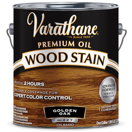Varathane 1 Gal Rust-Oleum Golden Oak Oil-Based Interior Wood Stain 211681