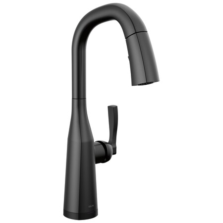 Delta Stryke Touch2O Bar / Prep Faucet With Touchless Technology In Matte Black 9976TL-BL-DST