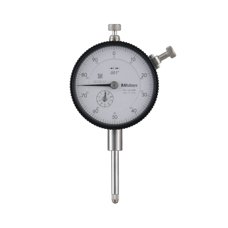 Mitutoyo Dial Indicator, .001, 1 In, 3/8, FB 2416AB