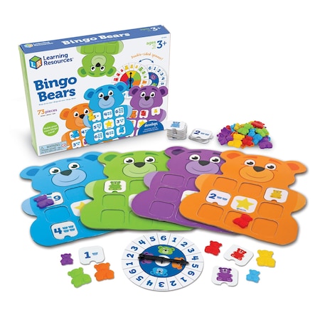 Learning Resources Bingo Bears, Plastic, Paper, Multicolor, 3+ years LER0841