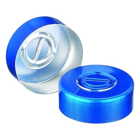 Wheaton Lab Bottle Caps , Blue, 20 mm Dia, PK1000 224183-05