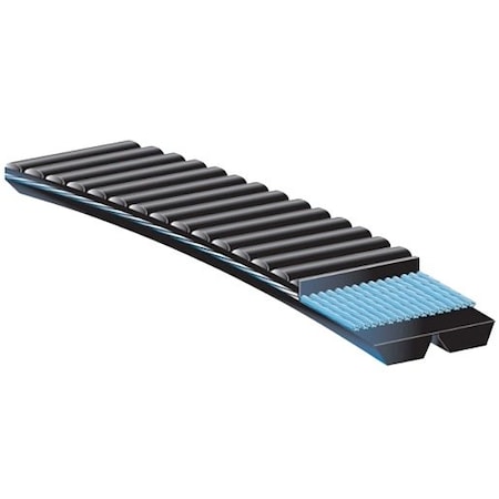 Gates V-Belt, Polyflex JB, 2/7M710JB, 7M, Polyurethane, 710 mm, 0.61 in Top Width 2/7M710JB