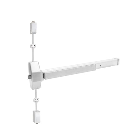 Trans Atlantic Co. 900 Series UL 36 in. Grade 1 Heavy Duty 3-Point Surface Vertical Rod Mortise Panic Exit Device ED-3MVR931-AL