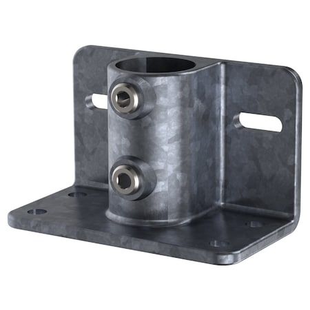Safety Rail Railing Flange with Toe Board Adapter - 1-1/2in 150317