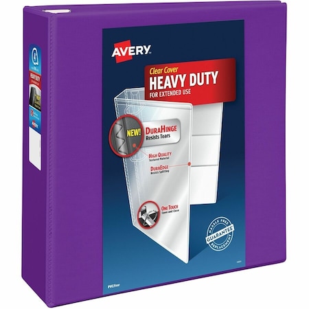 Avery Heavy-Duty View 3 Ring Binder, 4 in 79813