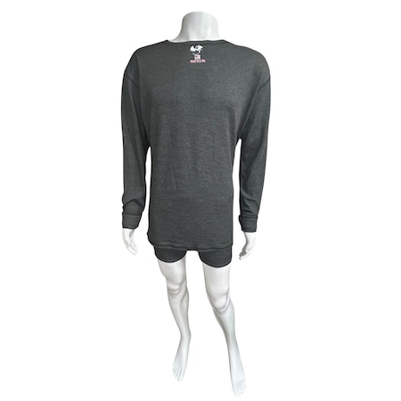 Seraphina Safety Apparel Men's Active Flame- Resistant Long-Sleeve Crew-Neck Shirt, Gray, S CXMLSCR