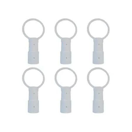 Xpose Safety Replacement Ring for Cone Bar, White, 6PK CBO-RING-6-X