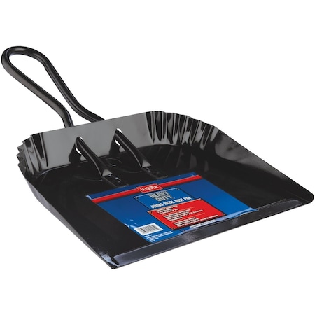 Harper 16'' Black Metal Heavy Duty Dust Pan H495