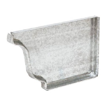 Amerimax Home Products 4" Mf Galv Right Endcap 15206
