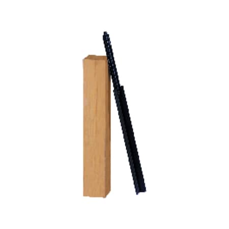 Solar Group Architectural Mailboxes 23 in. Natural Black Pine Mailbox Post Anchor Kit APK000AM