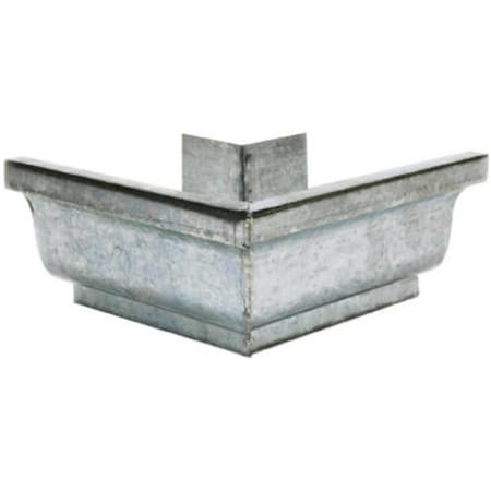 Amerimax Home Products 29202 Gutter Outside Mitre Mill Finish Galvanized Steel 5 in 394668