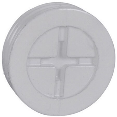 Evolve PT-50-AL-W 0.5 in. Closure Plug, White, 3PK EV581884