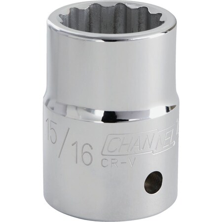 Channellock 3/4'' Drive 15/16'' 12-Point Shallow Standard Socket 308935