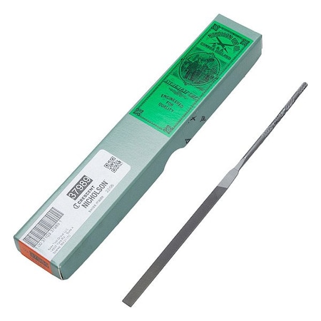Crescent Nicholson File, 6.25In, Needle, Equal, Cut 4, Bx T37989