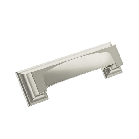 Amerock Appoint 3 in & 3-3/4 in 76mm & 96 mm Center-to-Center Satin Nickel Cabinet Cup Pull BP36762G10