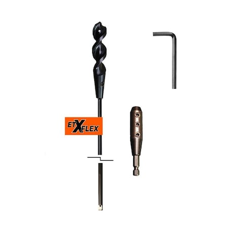 Eagle Tool Us Dirt Auger KIT, 1"x54"/Hex Adaptor ETD10072XH