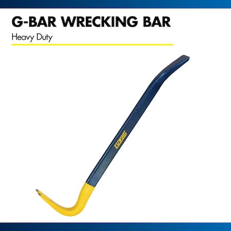 Estwing Heavy Duty G-Bar Wrecking Bar, 14 in Length 62670