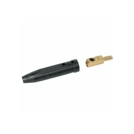Best Welds Cable Connector, Male, Ball Point Connection, #4 AWG to #1 AWG Cable Capacity, 2PK 900-1-MBP-1