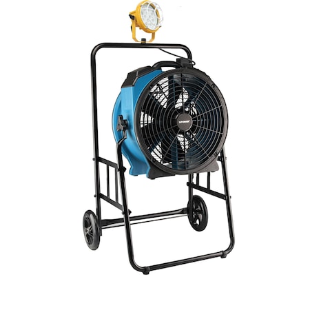 Xpower 1/3 HP 3600 CFM 5 Speed 18in Warehouse, Dock, Trailer Cooling Fan FA-420K6-Blue