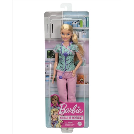 Barbie Career Dolls Nurse Doll Multicolored GTW39