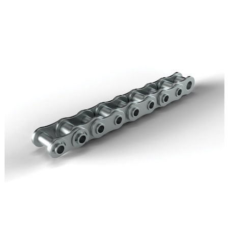 Hkk Chain Hollow Pin Roller chain, 10 ft OAL, 3/4 P, 0.469 Dia x 1/2 in W Roller, 304 SS SR060HP1A
