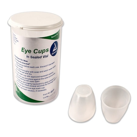 Dynarex Eye Cups in a Vial, 300PK 3380