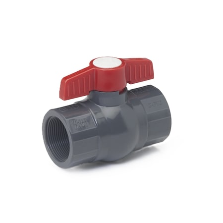 Proline Series PVC 1-1/2-in FIP x 1-1/2-in FIP Ball Valve 107-107