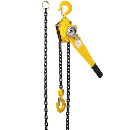 Edendirect 1/2-Ton 5ft Lever Chain Hoist with Heavy Duty Hooks, Ratchet, and Lever Chain Block Lift Puller IR-W46557619