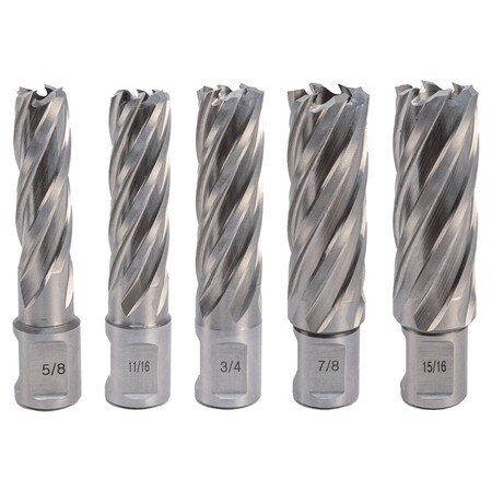 Pearl High Speed Steel Annular Cutters with Pilot Pin 1 7/16", 2" Cutting Depth AC1-716L
