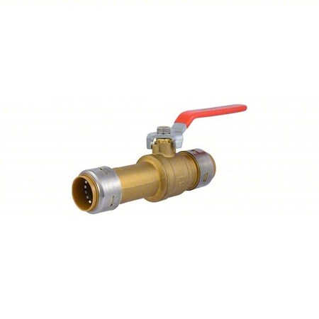 Sharkbite Turn Ball Valve, 5.6" L, Brass UR24737