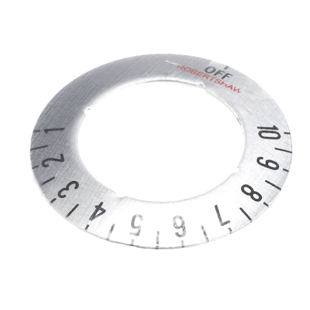 Giles Faceplate, Knob Dial 1-10 20025